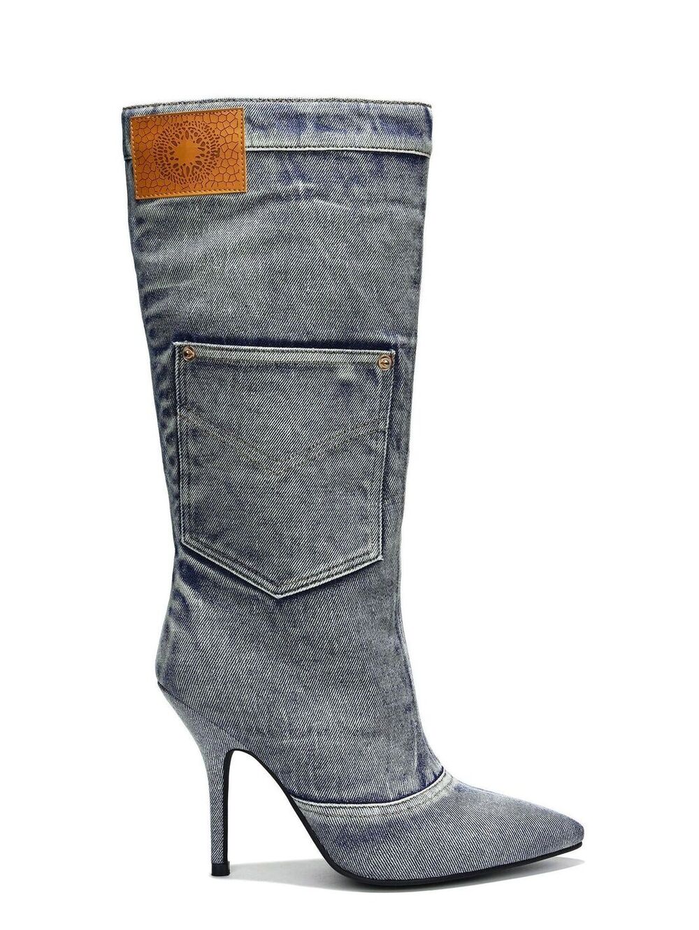 Cape Robbin Salina Boots in Denim 10 ($120)